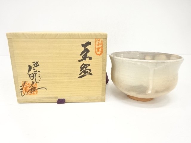 JAPANESE TEA CEREMONY / TEA CHAWAN / TOBE WARE / ARTISAN WORK